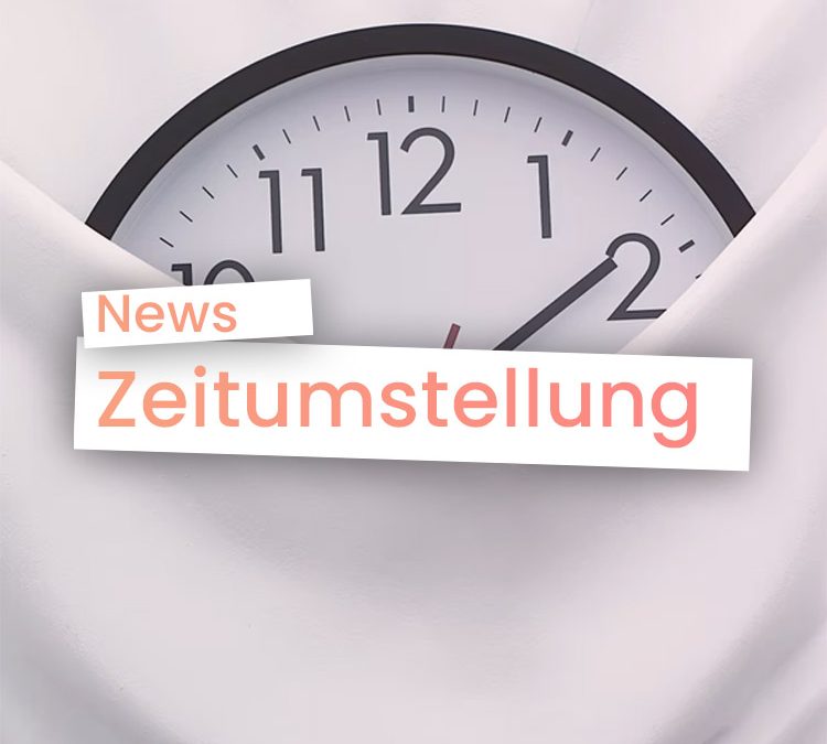 Zeitumstellung!